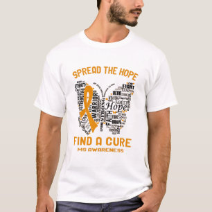 Camiseta Presentes de Friso do Mês de Sensibilização da