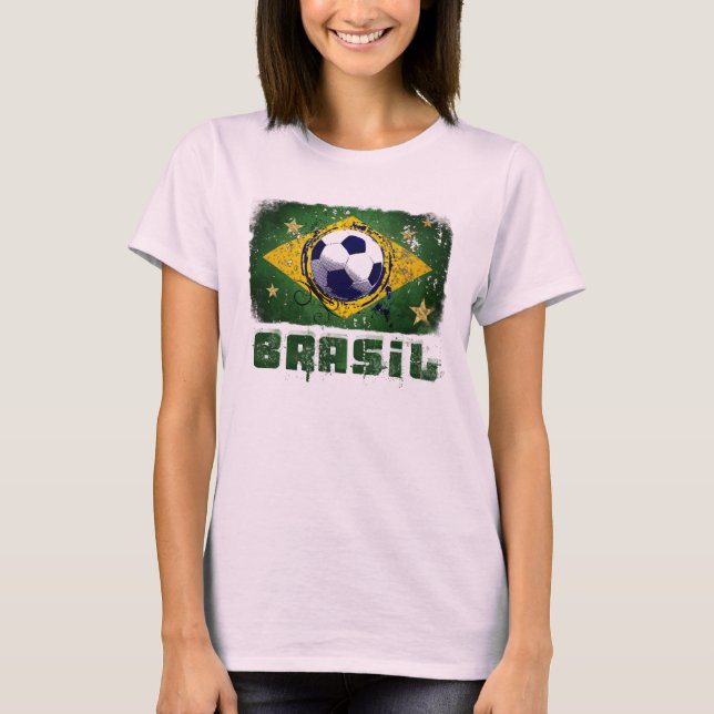 Camiseta Presentes de futebol do Brasil (Frente)