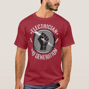 Camiseta Presentes de geração de segundos eletrônicos da Fu