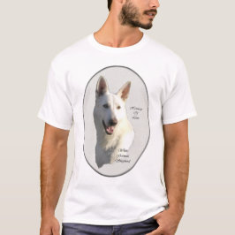 Camiseta Presentes de German shepherd Branco