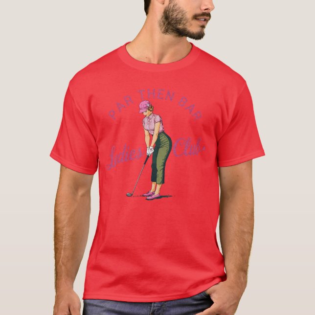 Camiseta Presentes De Golfe Para Homens Engraçados Presente (Frente)