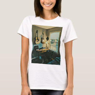 Camiseta Presentes de guitarra para namorada
