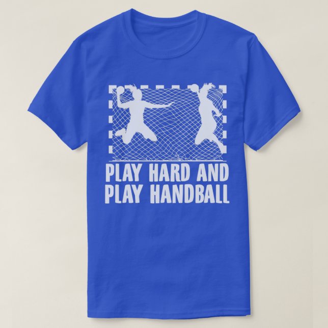 Camiseta Presentes de hobby do treinador do jogador de hand (Frente do Design)