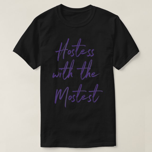 Camiseta Presentes De Hospedeira Para Mulheres Hospedadoras (Frente do Design)