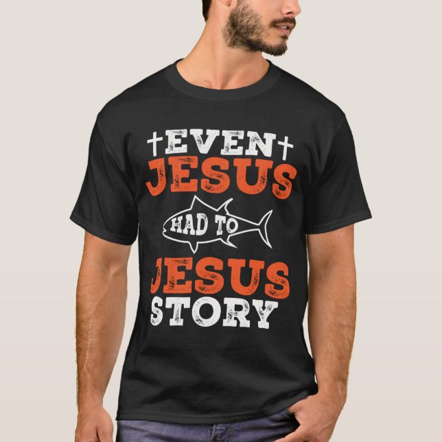 Camiseta Presentes de Jesus Pescando (Frente)