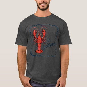 Camiseta Presentes de lagosta e festival de marisco Roupa V