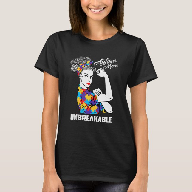 Camiseta Presentes de Mãe com Autismo Presente de Conscient (Frente)