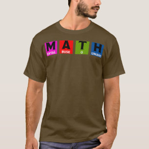 Camiseta Presentes De Matemática Para Meninos E Meninas