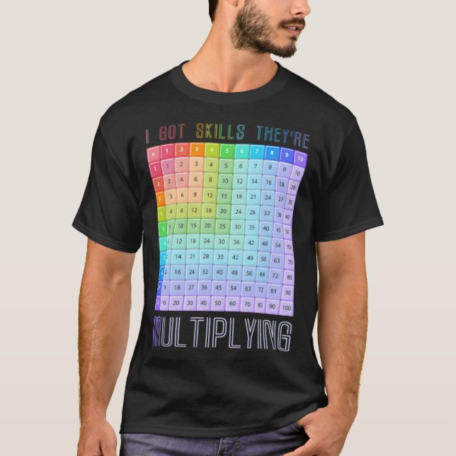 Camiseta Presentes de matemática para um animal fã de matem (Frente)