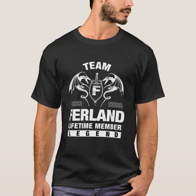 Camiseta Presentes de Membro Vitalício - Equipe Ferland (Frente)