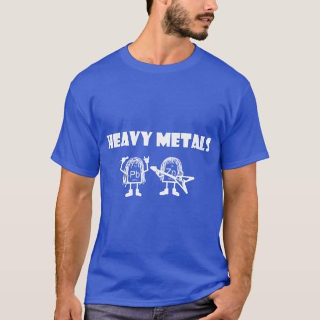 Camiseta Presentes de metais pesados2 (Frente)