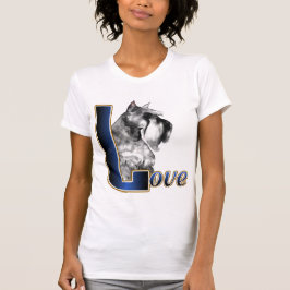 Camiseta Presentes de Miniatura Schnauzer