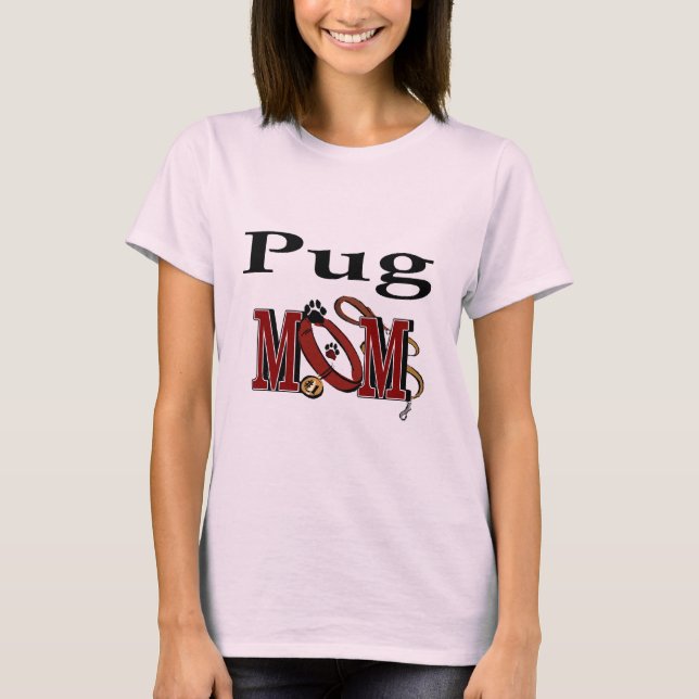 Camiseta Presentes de MOM Pug (Frente)
