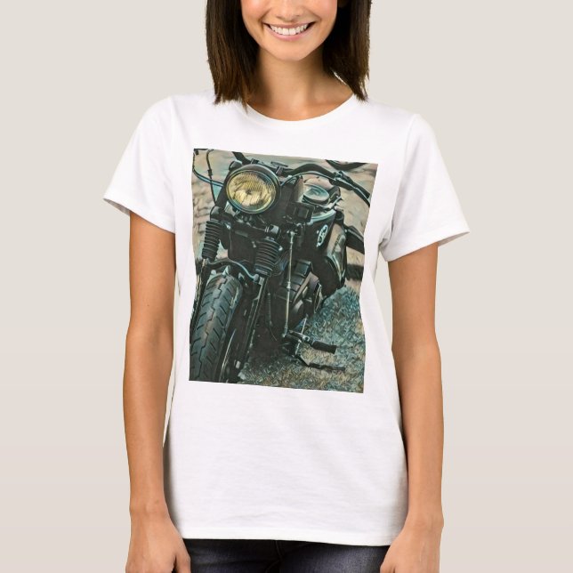 Camiseta presentes de motocicleta para ele (Frente)