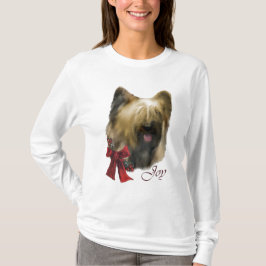 Camiseta Presentes de Natal Briard