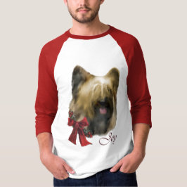 Camiseta Presentes de Natal Briard