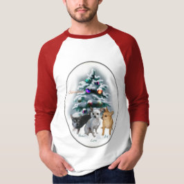 Camiseta Presentes de Natal Chihuahua