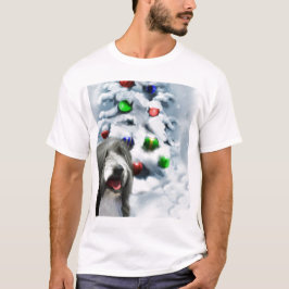 Camiseta Presentes de Natal Collie