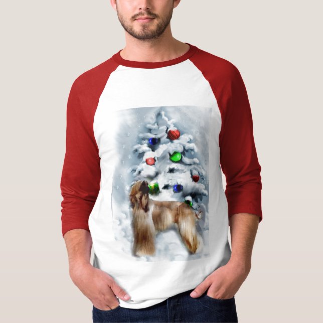 Camiseta Presentes de Natal de Caça Afegã (Frente)
