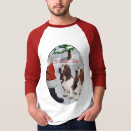 Camiseta Presentes de Natal de Caça-Basset