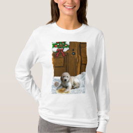 Camiseta Presentes de Natal de Goldendoodle