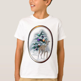 Camiseta Presentes de Natal de Greyhound Italianos