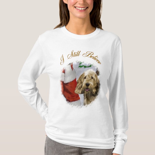Camiseta Presentes de Natal de Otterhound (Frente)