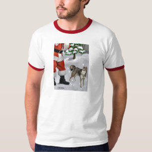 Camiseta Presentes de Natal do Alaskan Klee Kai