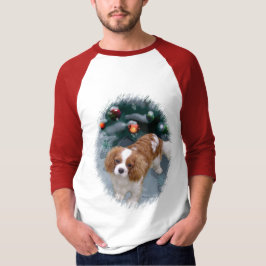 Camiseta Presentes de Natal do Cavalier King Charles Spanie