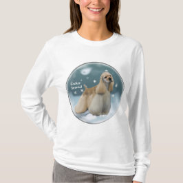 Camiseta Presentes de Natal do Cocker Spaniel