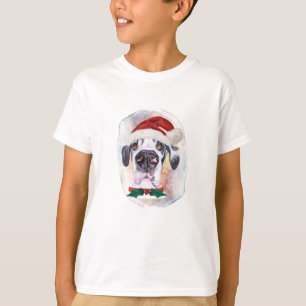 Camiseta Presentes de Natal do Grande Dinamarquês para Aman