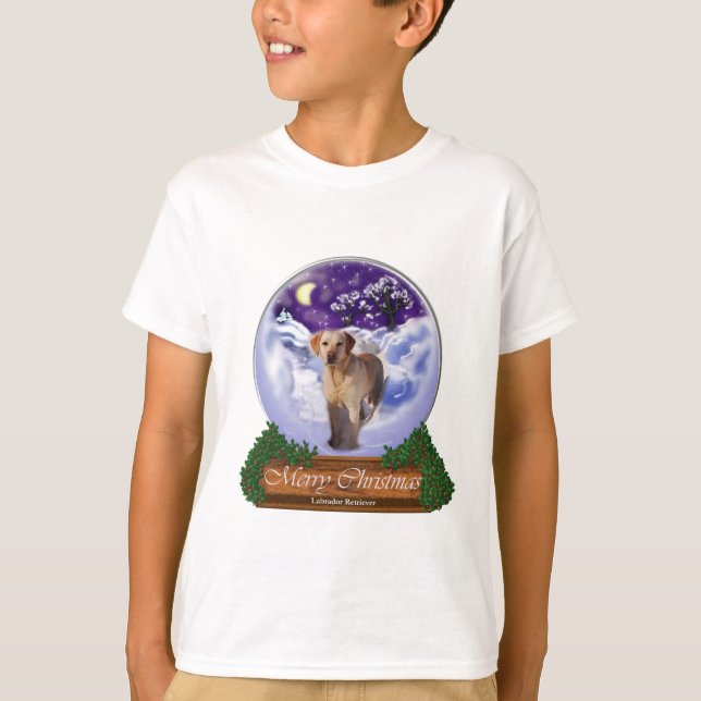Camiseta Presentes de Natal do Labrador Retriever (Frente)