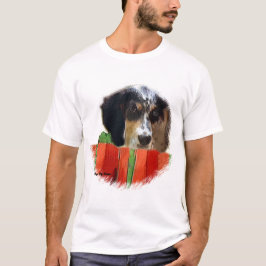 Camiseta Presentes de Natal do Setter Inglês