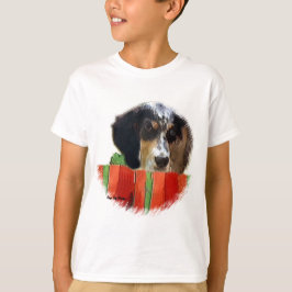 Camiseta Presentes de Natal do Setter Inglês