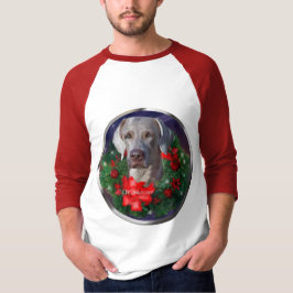 Camiseta Presentes de Natal do Weimaraner