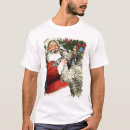 Camiseta Presentes de Natal do Wolfhound Irlandês