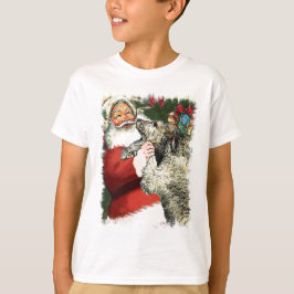 Camiseta Presentes de Natal do Wolfhound Irlandês