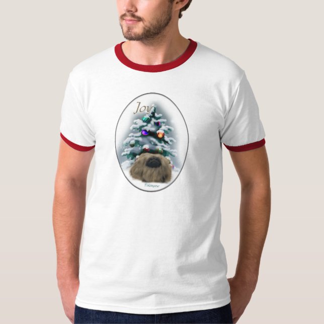 Camiseta Presentes de Natal em Pekingese (Frente)