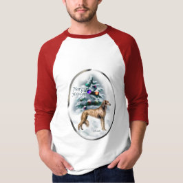 Camiseta Presentes de Natal em Saluki
