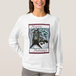 Camiseta Presentes de Natal em Sheepdog Belgas