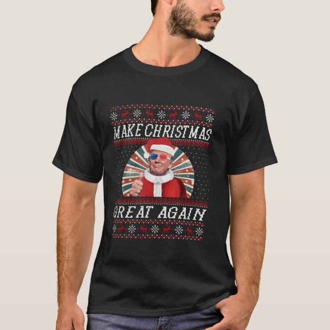 Camiseta Presentes De Natal Engraçados Fazem Natal Gr (Frente)