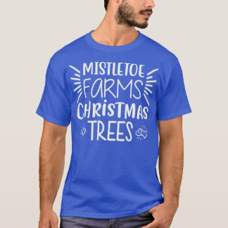 Camiseta presentes de natal engraçados MistletoFazenda Xmas