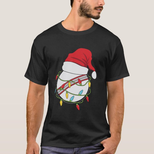 Camiseta presentes de natal engraçados Papais noeis de Nata (Frente)
