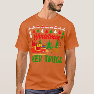 Camiseta presentes de natal engraçados Truck de vadio de Na