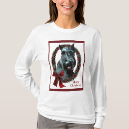Camiseta Presentes de Natal Giant Schnauzer
