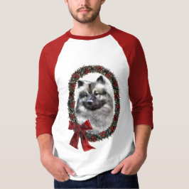 Camiseta Presentes de Natal Keeshond
