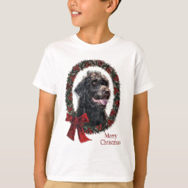 Camiseta Presentes de Natal Labradoodle