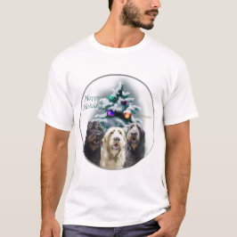 Camiseta Presentes de Natal Labradoodle