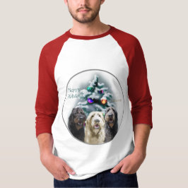 Camiseta Presentes de Natal Labradoodle