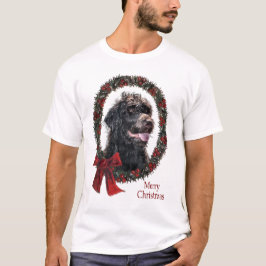 Camiseta Presentes de Natal Labradoodle